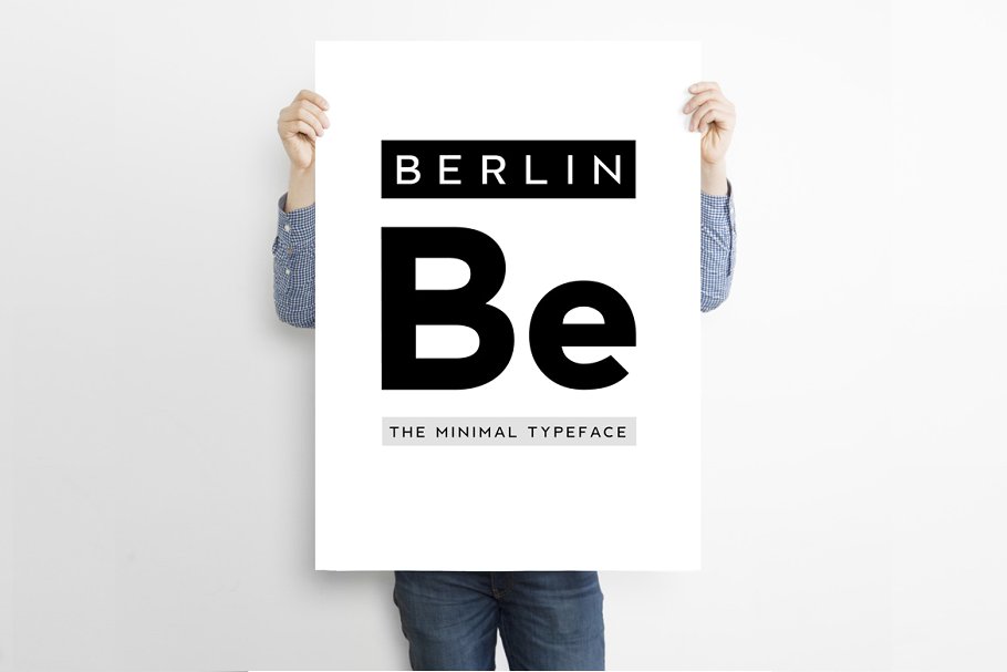 Пример шрифта Berlin #4